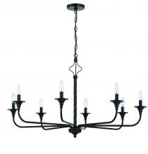 Craftmade 57028-FB - 8 Light Chandelier
