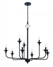 Craftmade 57029-FB - 9 Light Chandelier