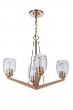Craftmade 57324-SB - 4 Light Chandelier