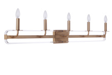 Craftmade 57705-SB - 5 Light Vanity