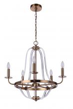 Craftmade 57725-SB - 5 Light Chandelier