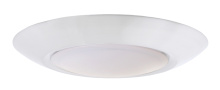 Craftmade X9007-W-LED-4K - Slim Line 1 Light 6" LED Flushmount in White (7" Overall Diameter, 4000K)