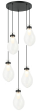 Matteo Lighting C31905MB - Seranna Matte Black Pendant