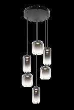 Matteo Lighting C37406MBSM - Refrax Matte Black Pendant