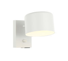 Matteo Lighting S16601WH - Clinton White Wall Sconce