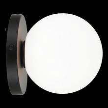 Matteo Lighting WX06001BKOP - Cosmo Black Wall Sconce / Ceiling Mount