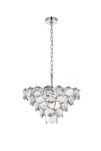 Elegant 1050D20C - Adaline 20 inch Chandelier in Chrome