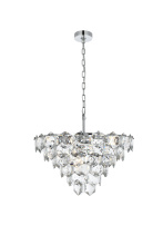 Elegant 1050D24C - Adaline 24 inch Chandelier in Chrome