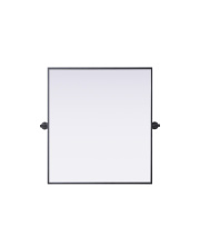 Elegant MR6H2730BLK - Amoura 27x30 Pivot Mirror in Black