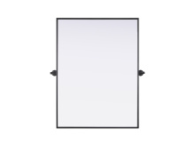 Elegant MR6H2736BLK - Amoura 27x36 Pivot Mirror in Black