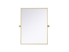 Elegant MR6H2736BRA - Amoura 27x36 Pivot Mirror in Brass