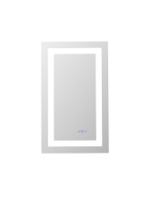 Elegant MRE81830 - Riven 30x18 LED Mirror, Adjustable Color 3000K/4200K/6400K