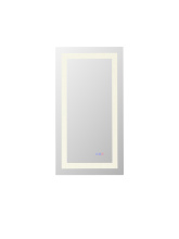 Elegant MRE81836 - Riven 36x18 LED Mirror, Adjustable Color 3000K/4200K/6400K