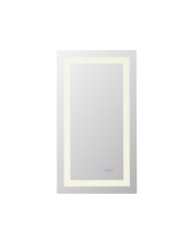 Elegant MRE82036 - Riven 36x20 LED Mirror, Adjustable Color 3000K/4200K/6400K
