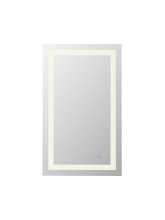 Elegant MRE82440 - Riven 40x24 LED Mirror, Adjustable Color 3000K/4200K/6400K