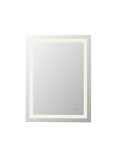Elegant MRE83040 - Riven 40x30 LED Mirror, Adjustable Color 3000K/4200K/6400K