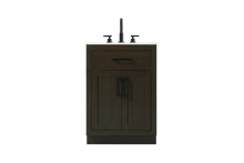 Elegant VF29724MMB - Alden 24 inch Single Bathroom Vanity in Mocha Brown