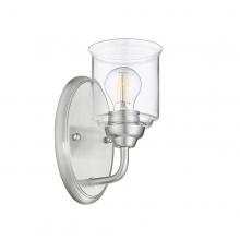 HOMEnhancements 21459 - Acheron 1-Light Clear Glass Sconce - NK
